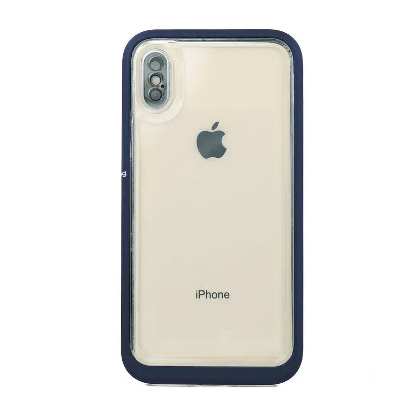 Transparent Double Farme Case iPhone X - Three