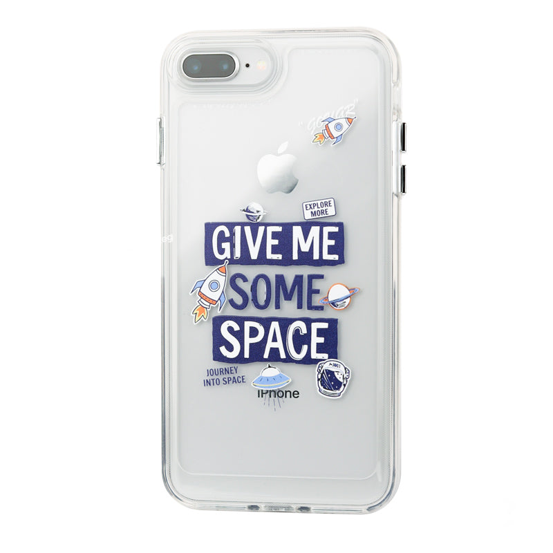 Transparent Printed Case iPhone 7/8 Plus