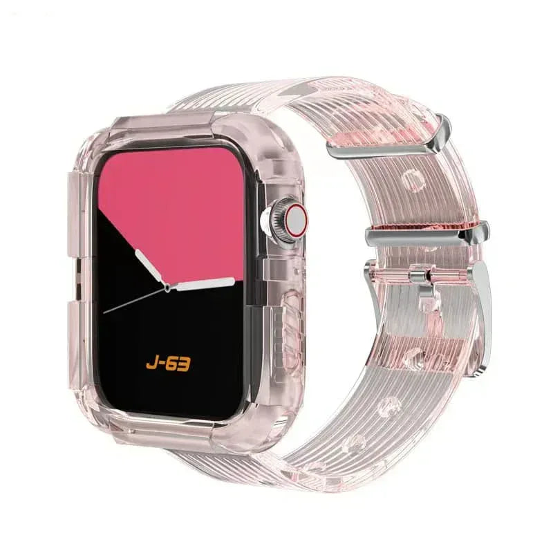 Transparent watch band J-63 - Three