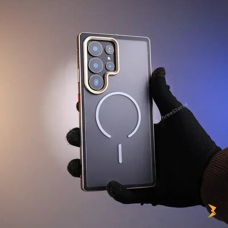 Tronix Metal Frame Magsafe Case Samsung S25 Ultra - Three