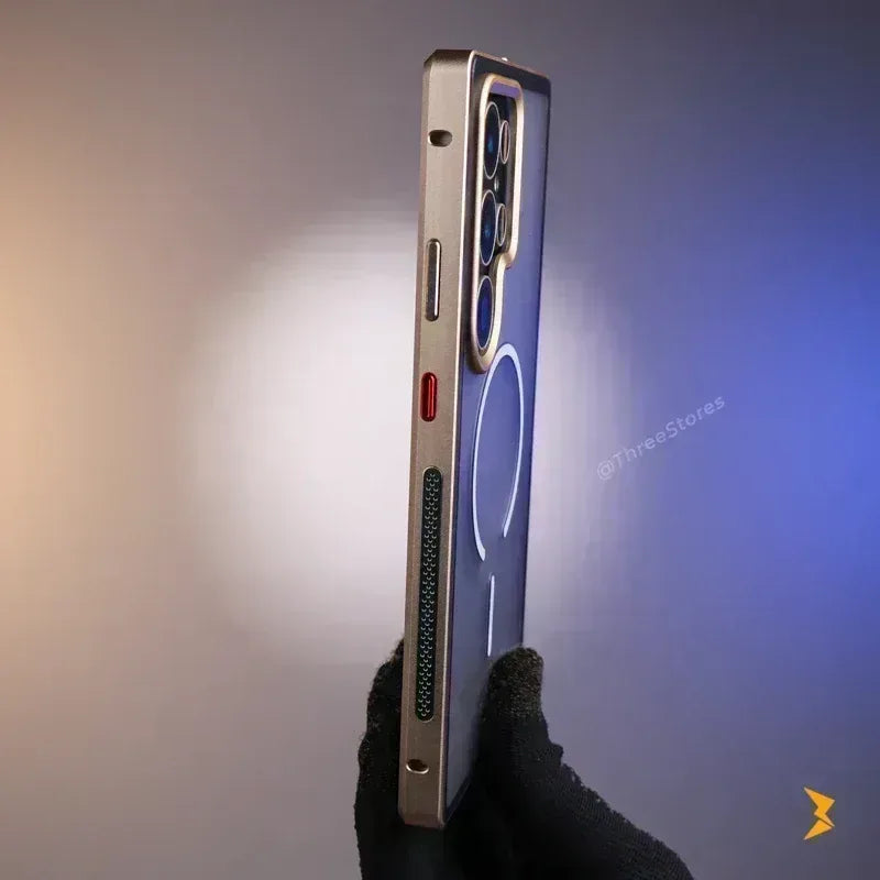 Tronix Metal Frame Magsafe Case Samsung S25 Ultra - Three