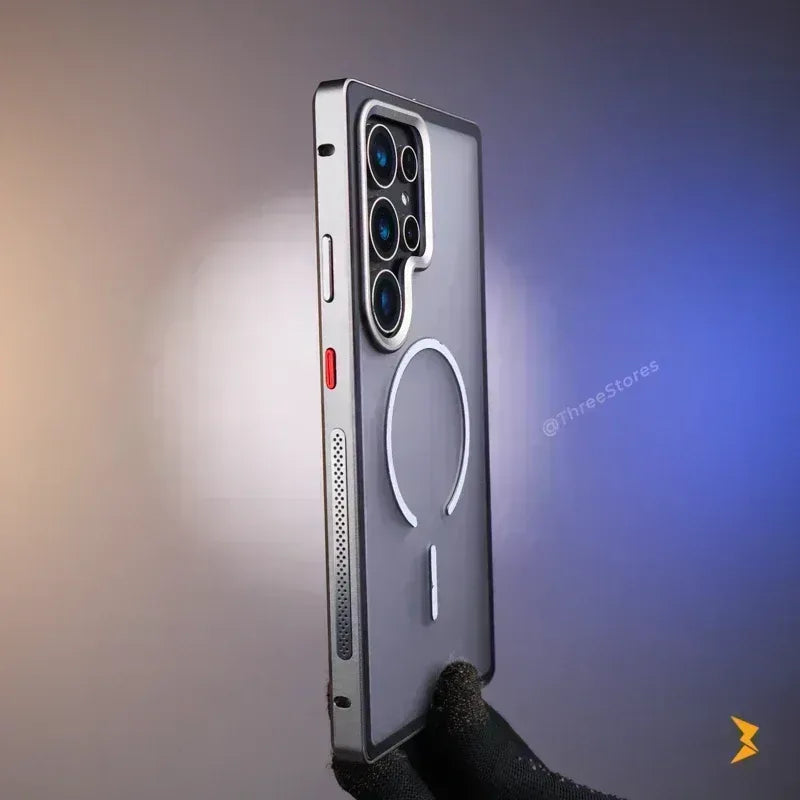 Tronix Metal Frame Magsafe Case Samsung S25 Ultra - Three