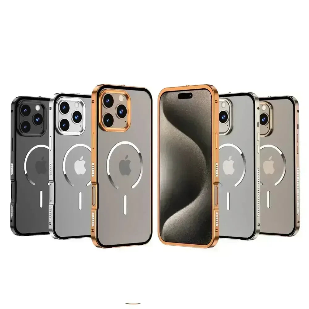 Tronix Metal Frame Magsafe Case iPhone 16 Pro Max - Three