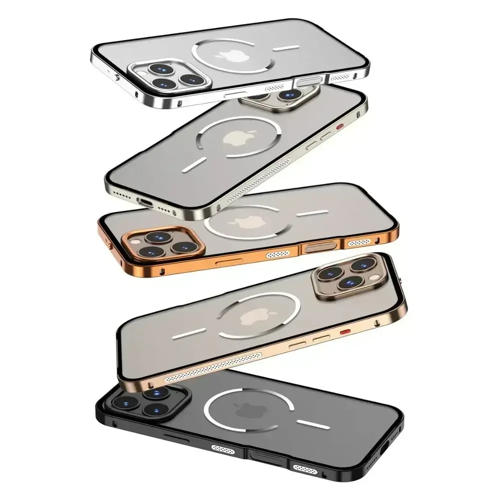 Tronix Metal Frame Magsafe Case iPhone 16 Pro Max - Three