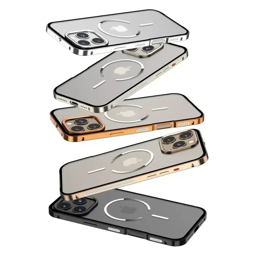 Tronix Metal Frame Magsafe Case iPhone 16 Pro Max - Three