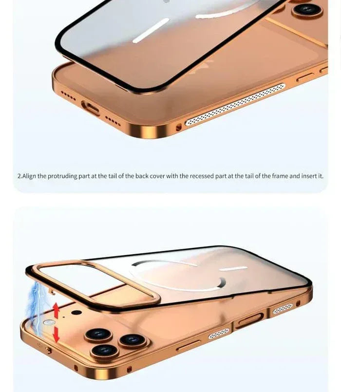 Tronix Metal Frame Magsafe Case iPhone 17 Pro Max - Three