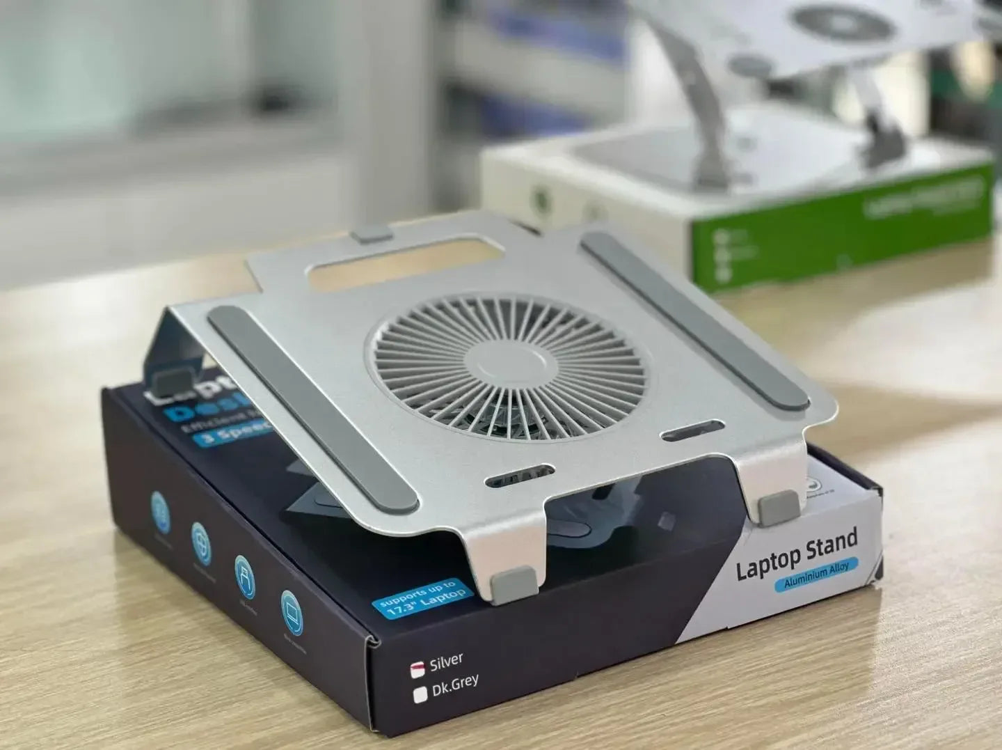 Turbine Cooling Fan Laptop Stand - Three