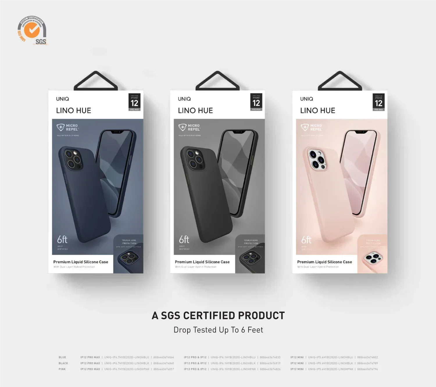 UNIQ Lino Hue Case iPhone 12 / 12 Pro - Three