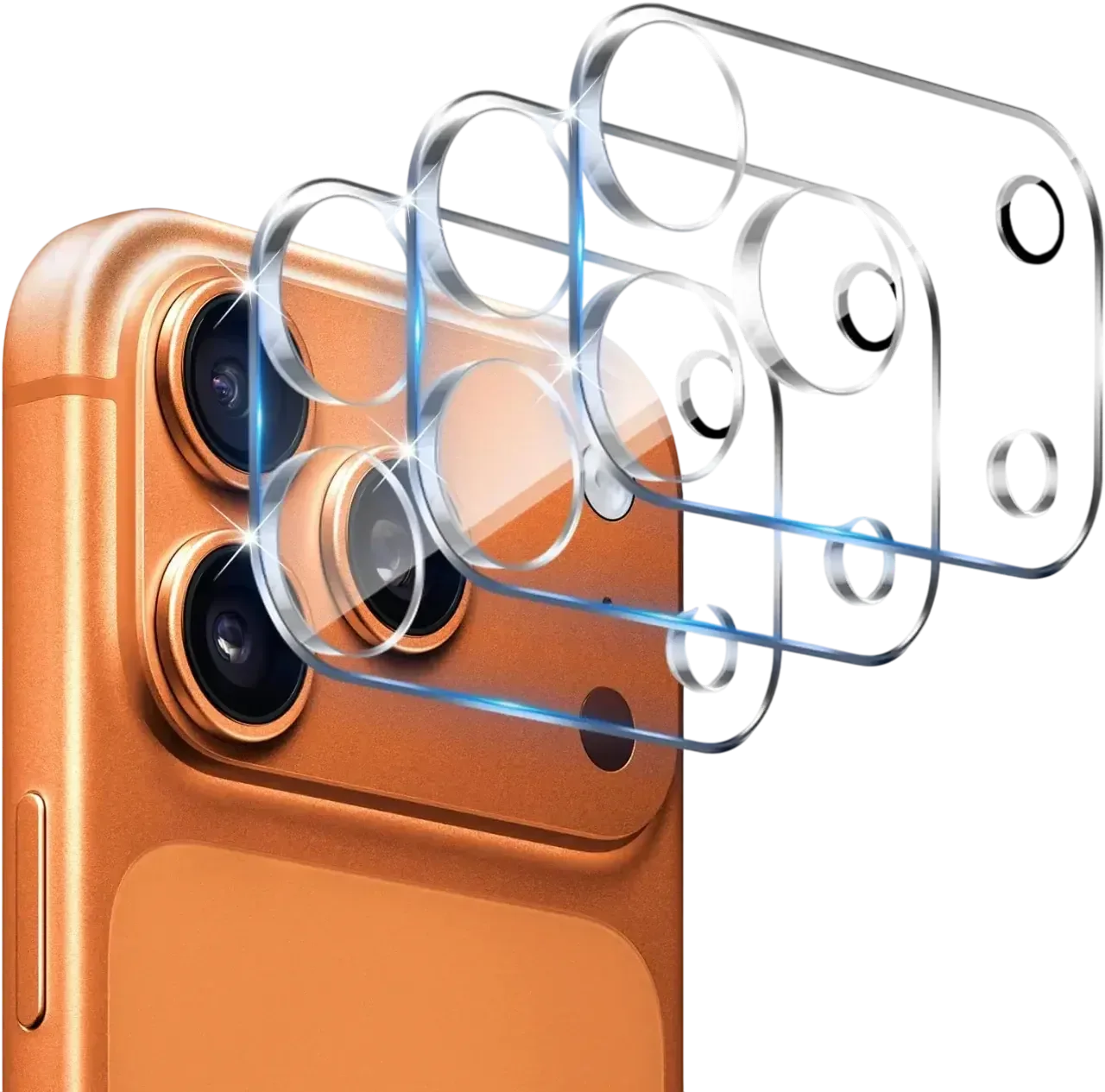 Ultra Clear Camera Lens Protector for iPhone 17 Pro Max - Three