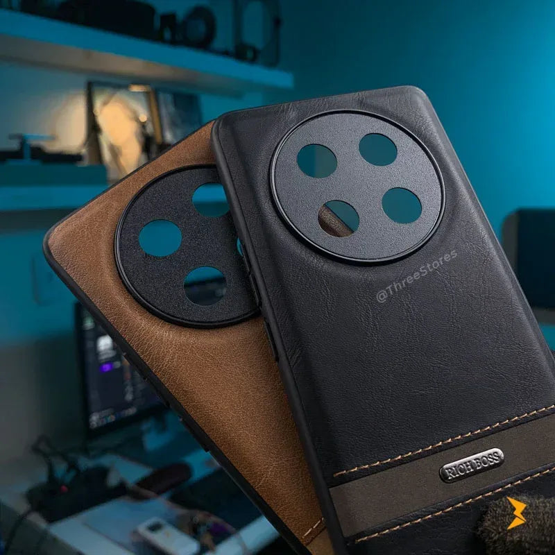 Ultra Slim Leather Case Honor X9C - Three