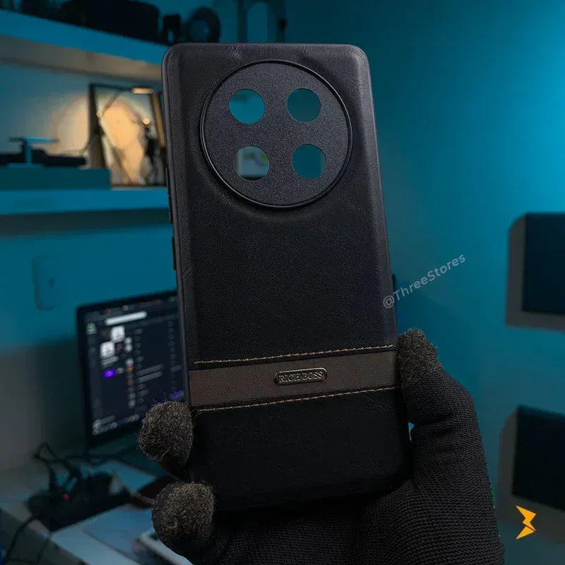 Ultra Slim Leather Case Honor X9C - Three