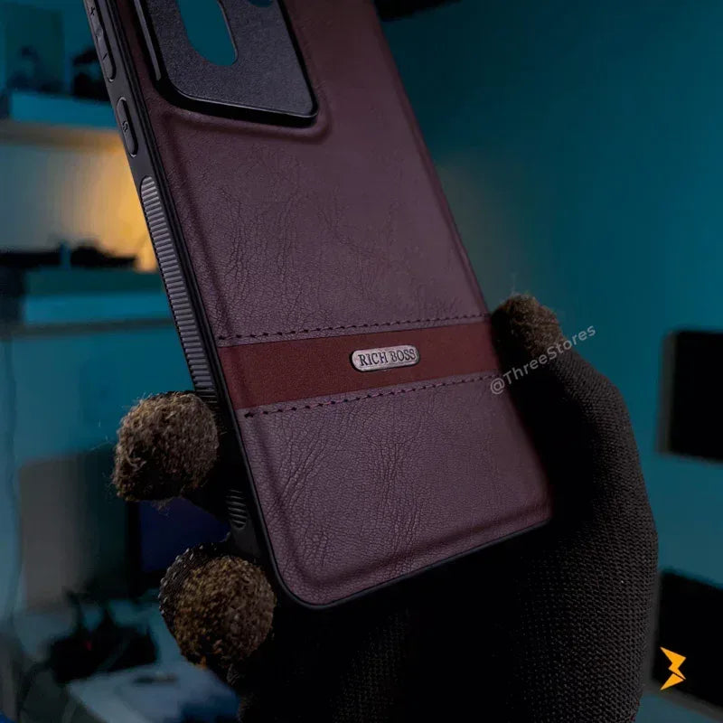 Ultra Slim Leather Case Oppo Reno 11f - Three