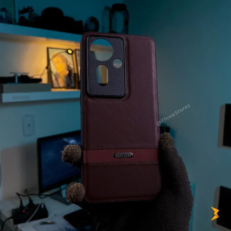 Ultra Slim Leather Case Oppo Reno 11f - Three