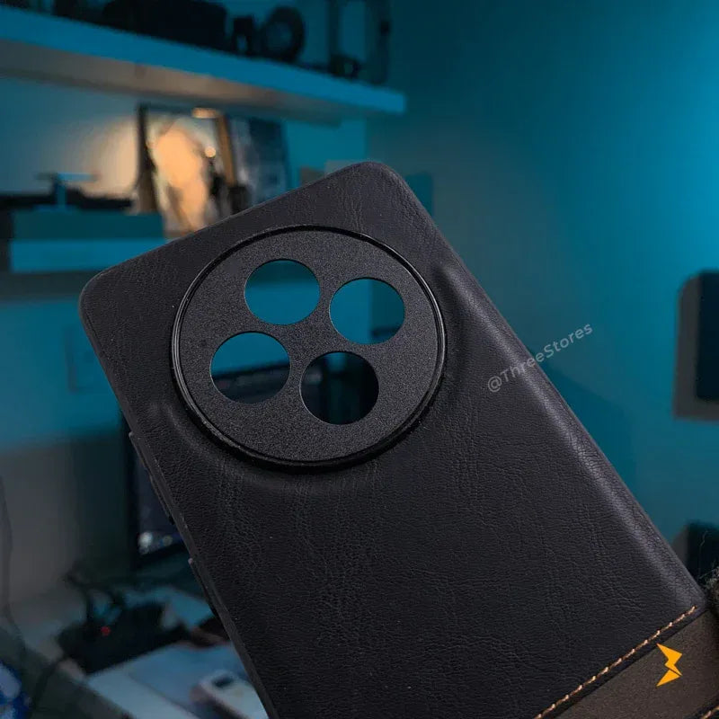 Ultra Slim Leather Case Oppo Reno 12f - Three