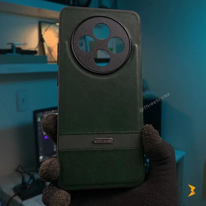 Ultra Slim Leather Case Oppo Reno 12f - Three