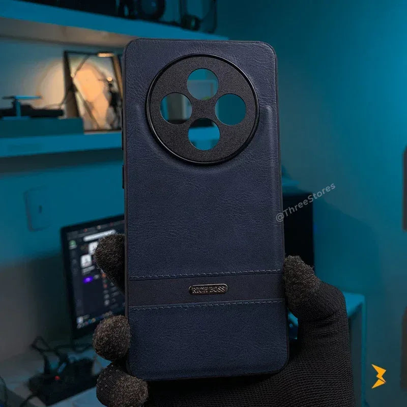 Ultra Slim Leather Case Oppo Reno 12f - Three