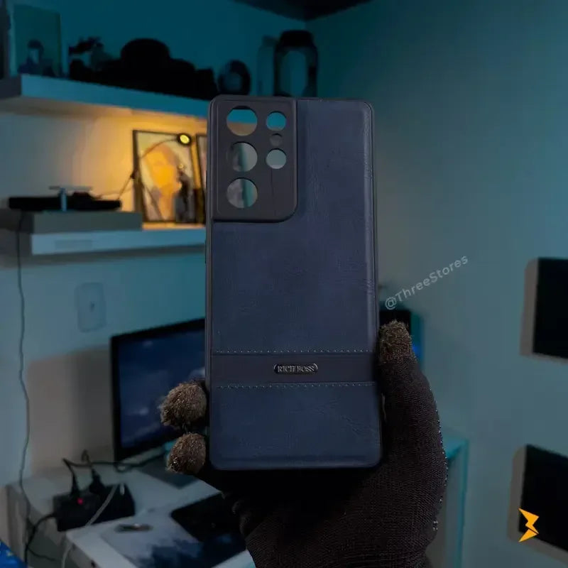 Ultra Slim Leather Case Samsung S21 Ultra - Three