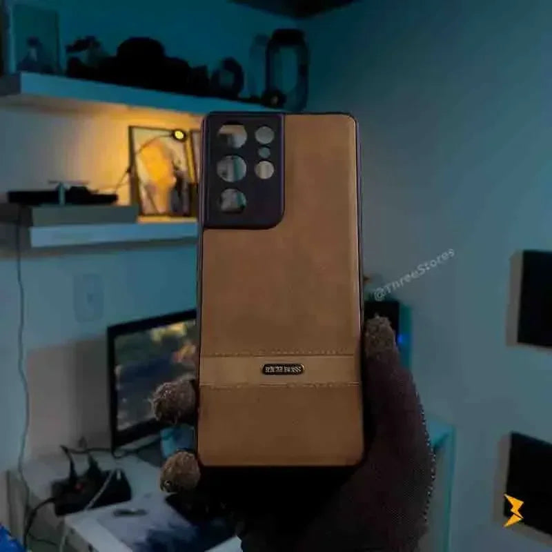 Ultra Slim Leather Case Samsung S21 Ultra - Three