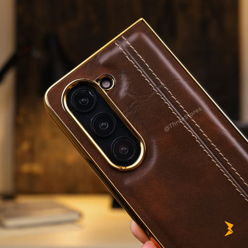 Ultra Superb Leather Case Samsung Z Fold 4