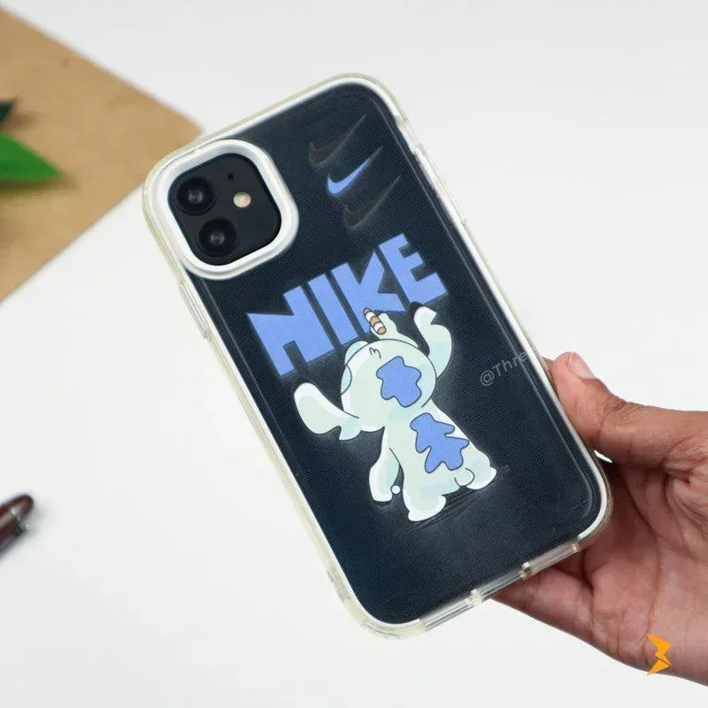 Unique Printed Transparent Case iPhone 11 - Three