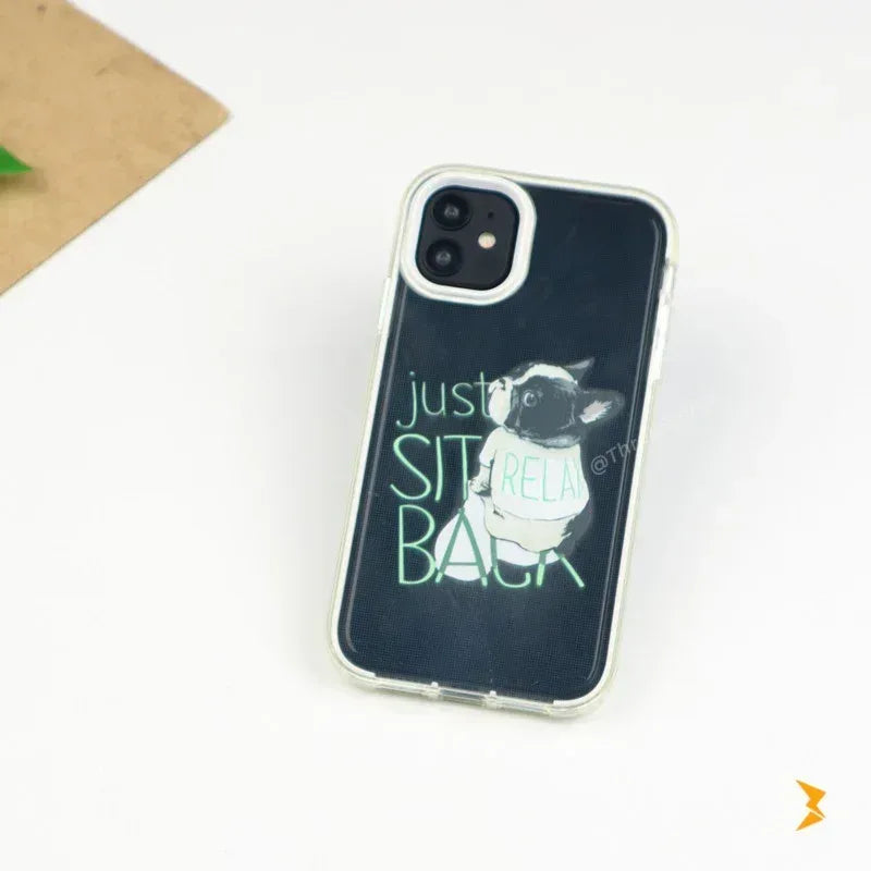 Unique Printed Transparent Case iPhone 11 - Three