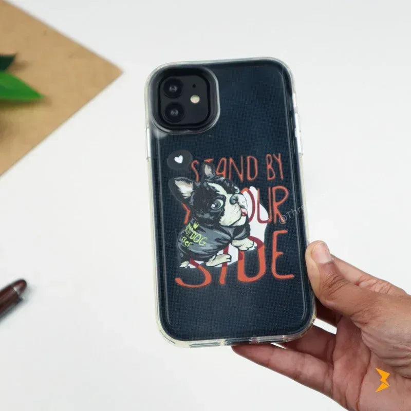 Unique Printed Transparent Case iPhone 11 - Three
