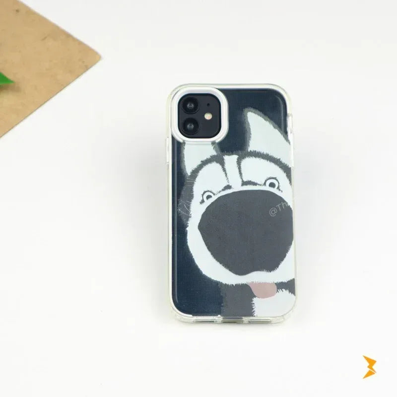 Unique Printed Transparent Case iPhone 11 - Three