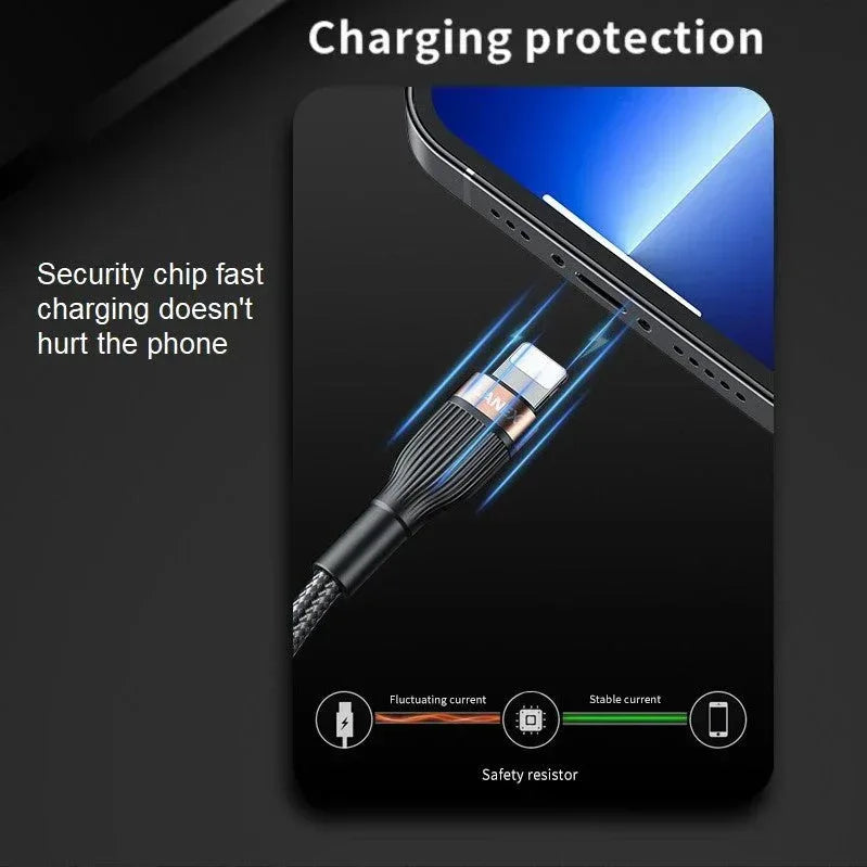 Lanex USB To Lightning Data Cable LS21L - Three