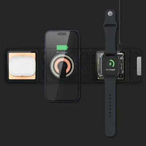 Maxco Magnetic Wireless Charger Noah Ark Series 15W MCW-02 - Three