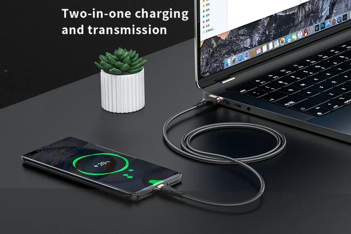 Lanex USB To Type-C Data Cable LS21C - Three