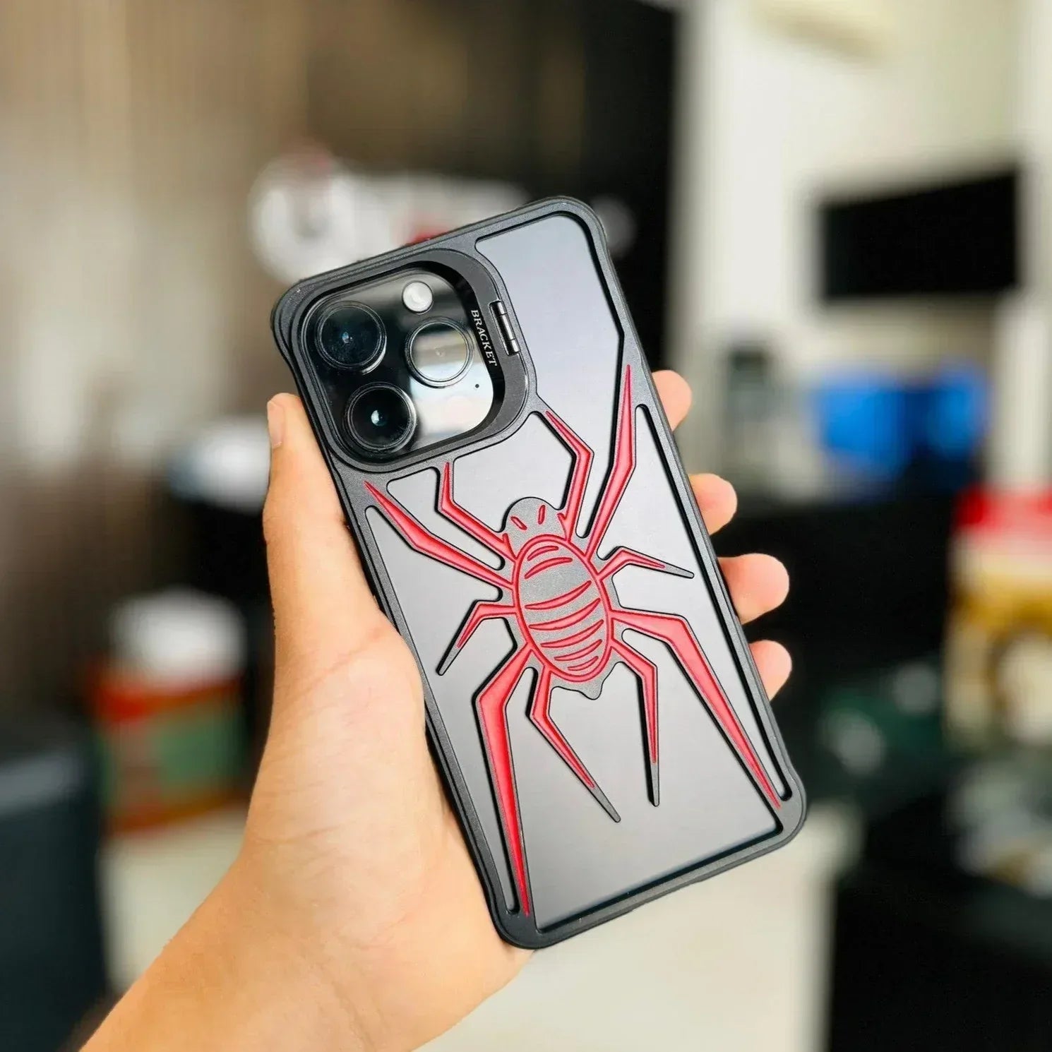 Spider Metal Case iPhone 14 Pro Max - Three