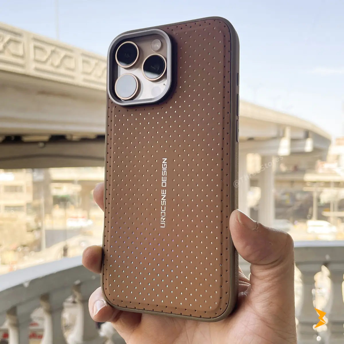 Urocsene Leather case iPhone 16 Pro Max