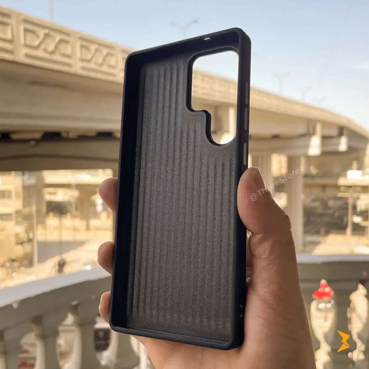 Urocsene Leather case Samsung S25 Ultra - Three