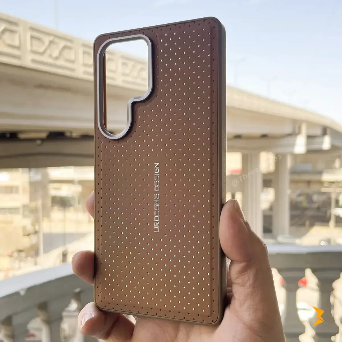 Urocsene Leather case Samsung S25 Ultra - Three