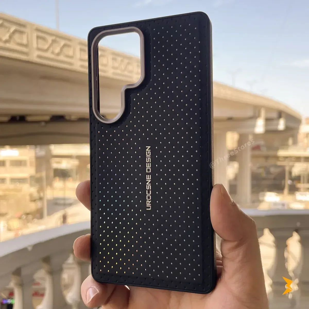 Urocsene Leather case Samsung S25 Ultra - Three