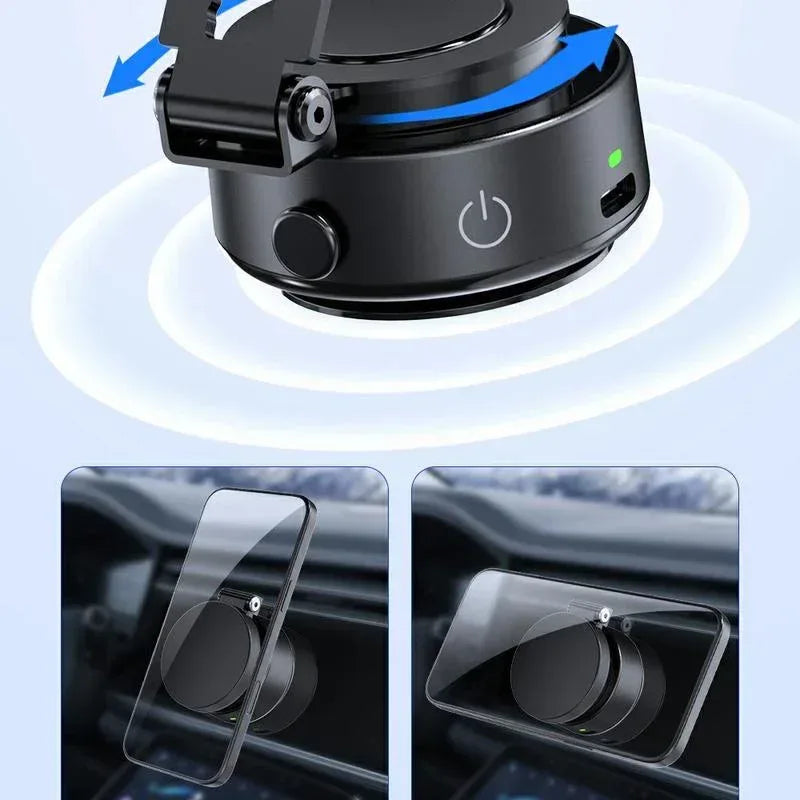AutoMobile Holder For Phone with Electric Vacuum Suction V1 - Three
