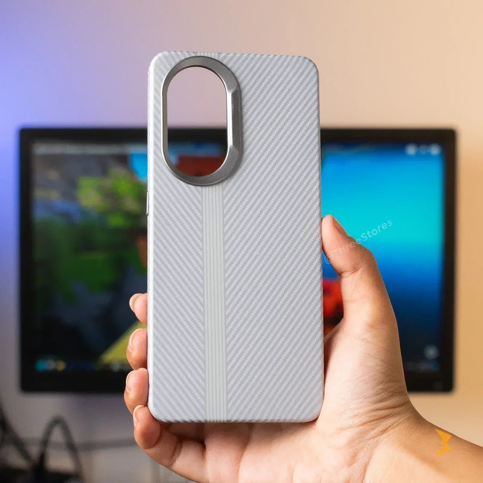 Vacation Style Carbon Case Reno 10 - Three