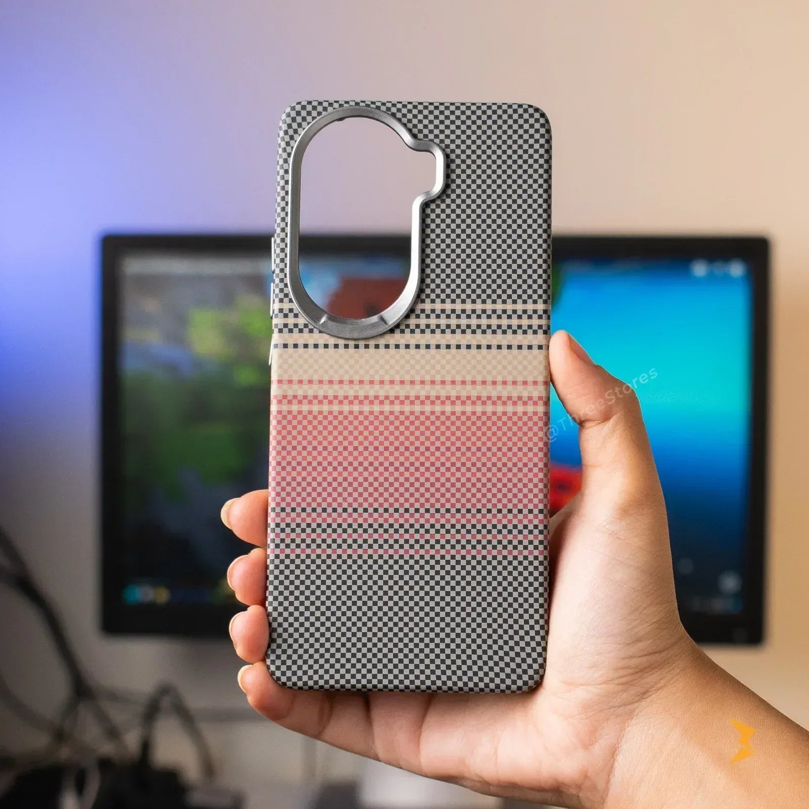 Vacation Style Carbon Case Reno 11 - Three
