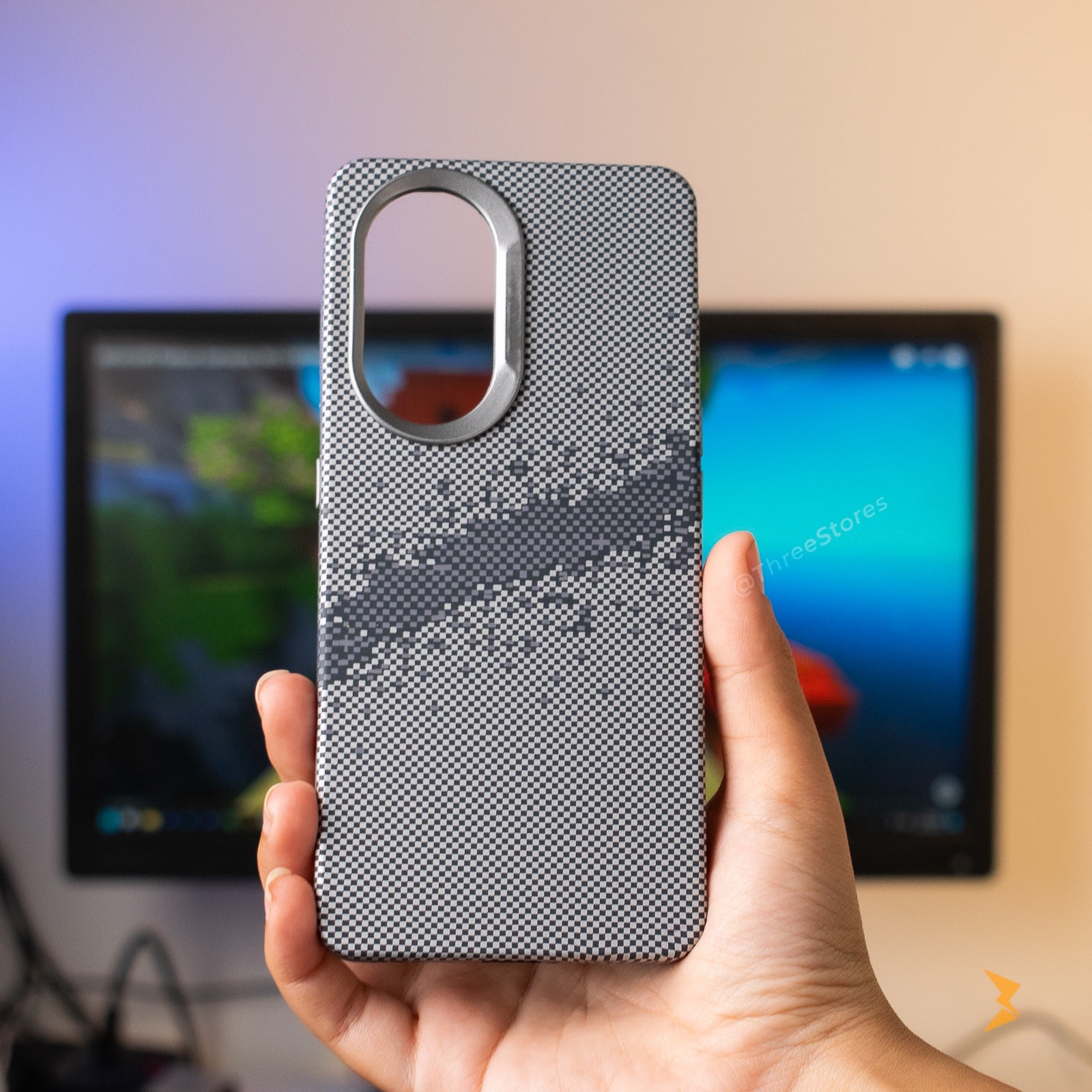 Vacation Style Carbon Case Reno 8T 5G