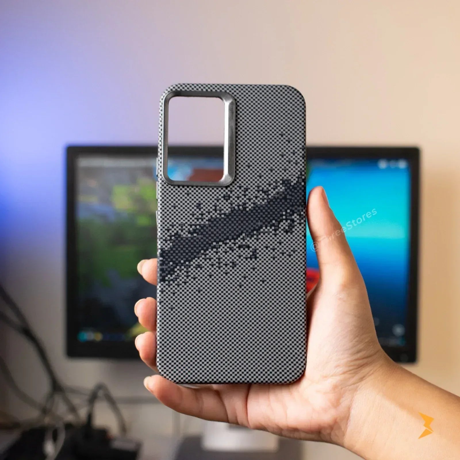 Vacation Style Carbon Case Samsung A34 - Three