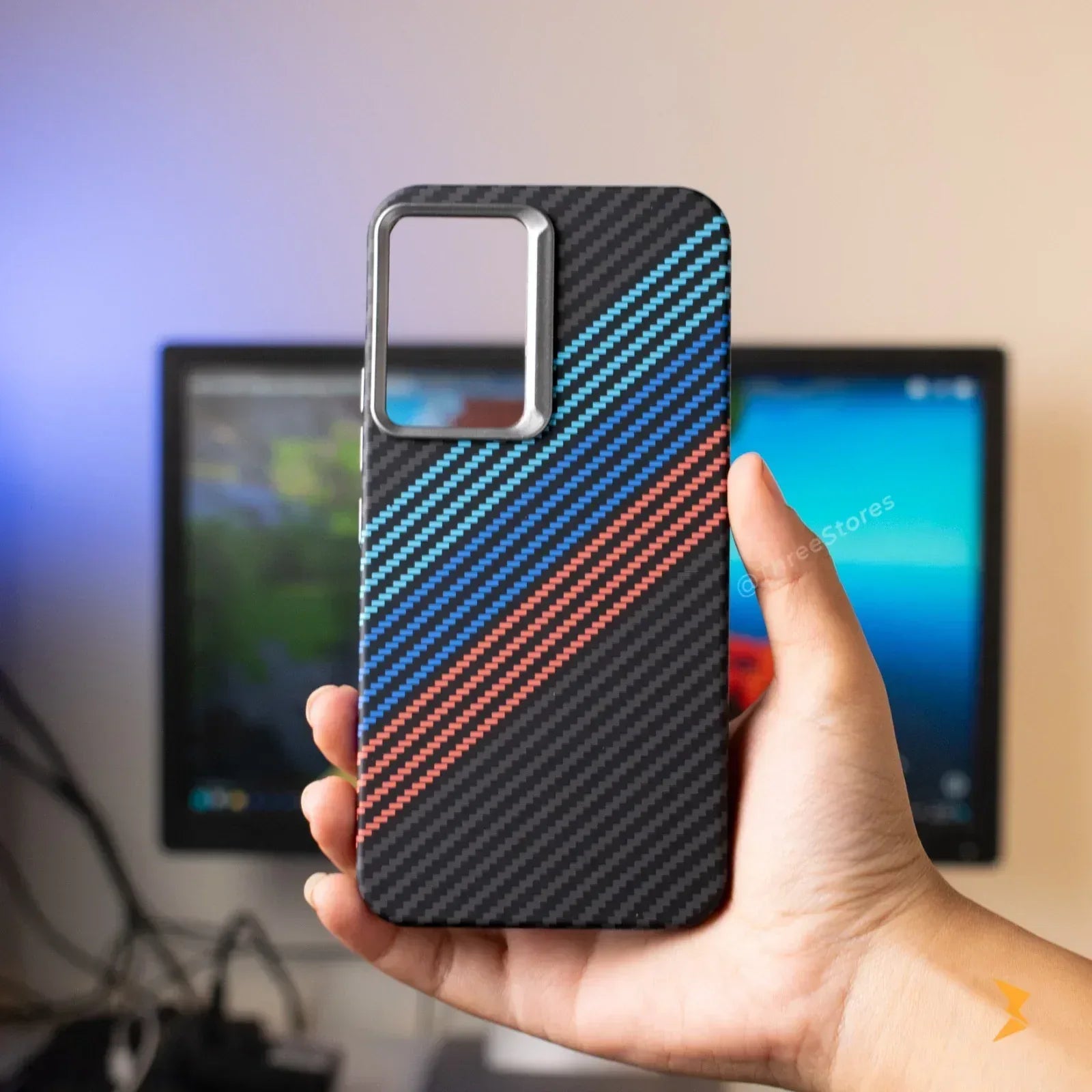 Vacation Style Carbon Case Samsung A54 - Three
