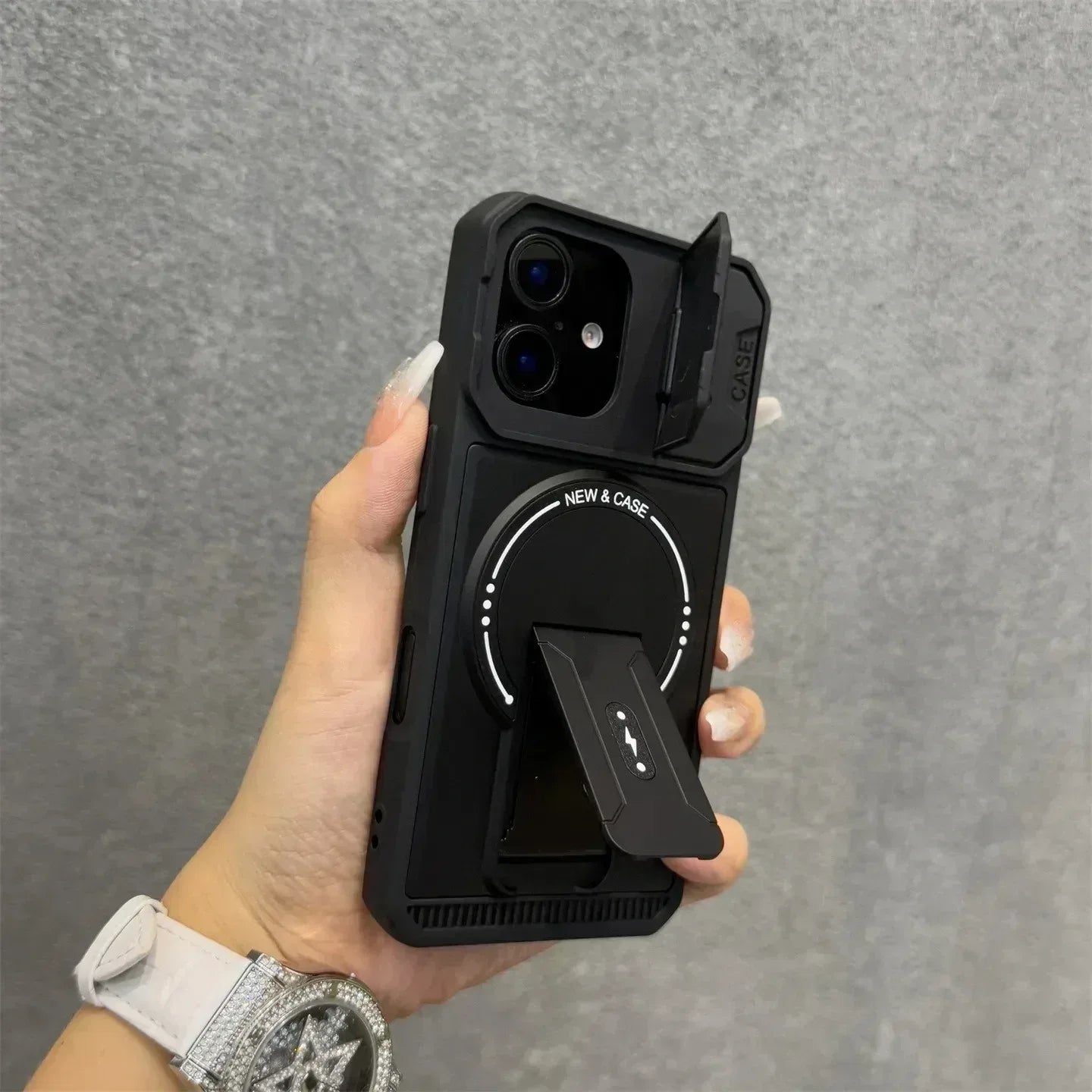 Vanguard CamShield Stand Magsafe Case iPhone 16 Pro Max - Three