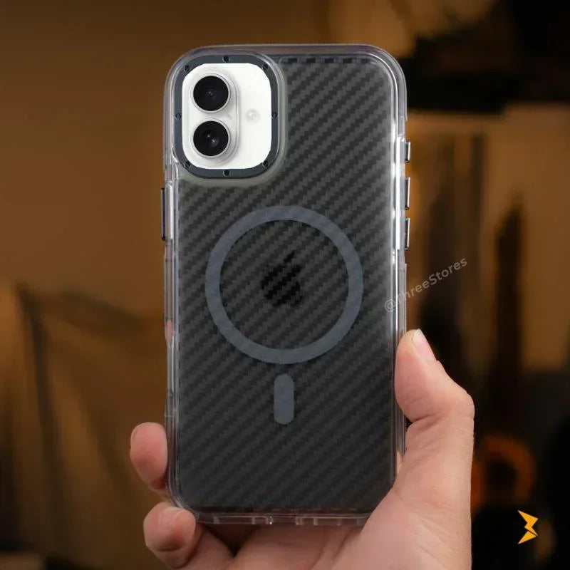 Vecta Carbon Case iPhone 16 Plus - Three