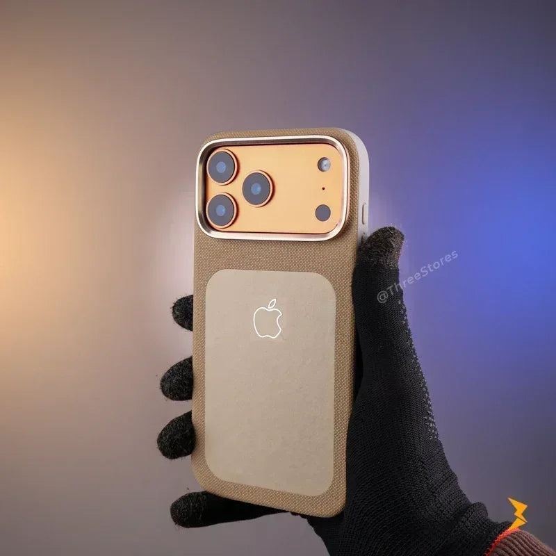 Vegan Leather Case iPhone 17 Pro Max - Three