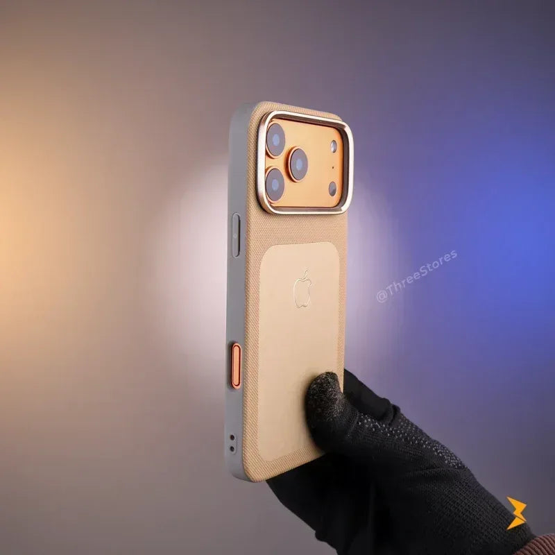 Vegan Leather Case iPhone 17 Pro Max - Three