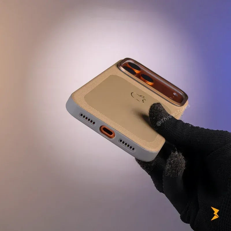 Vegan Leather Case iPhone 17 Pro Max - Three