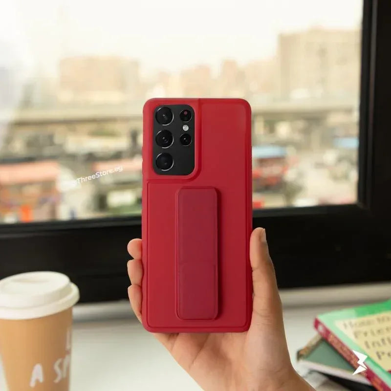 Vertical Magnetic Holder Case Samsung S21 Ultra - Three