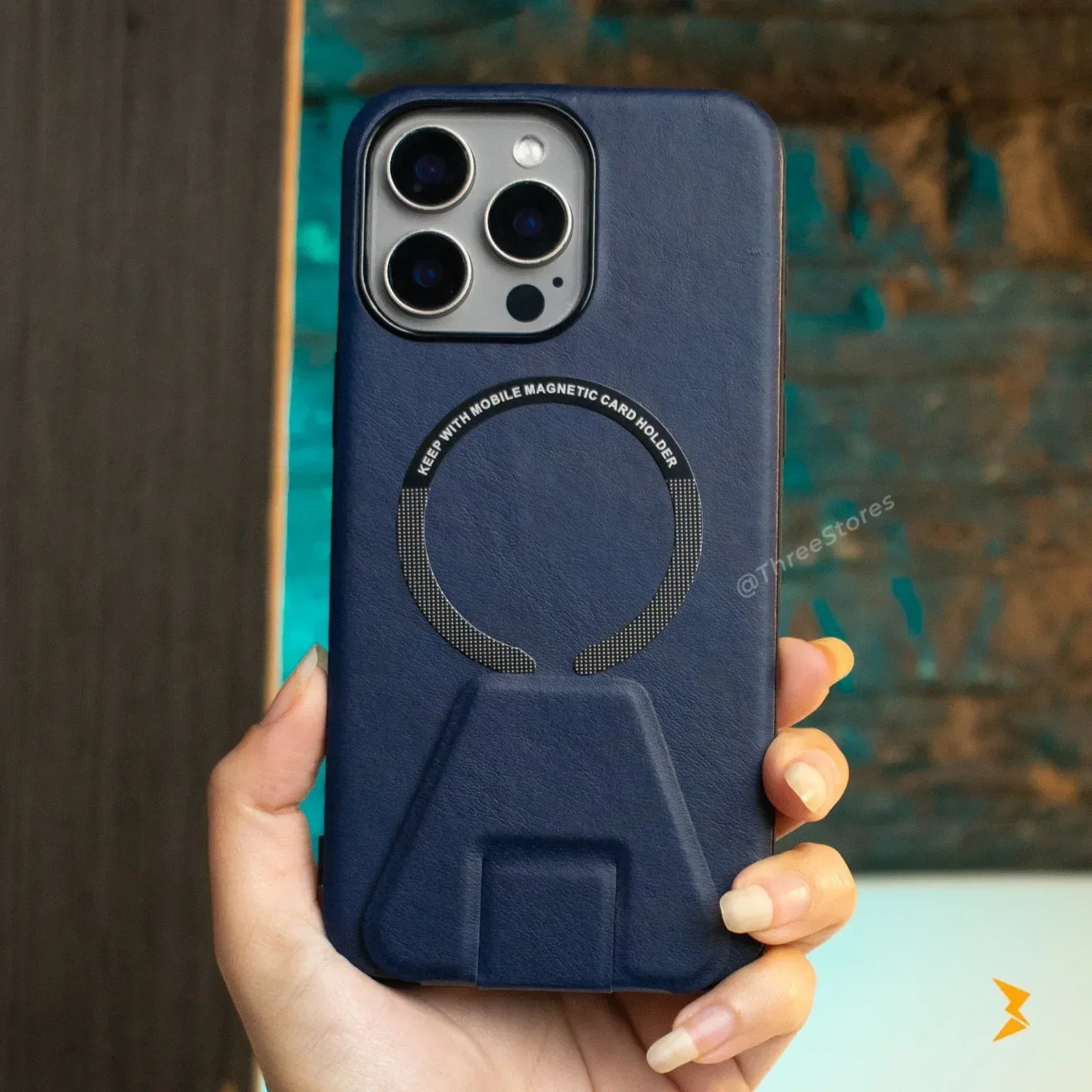 Vintage Leather Case iPhone 12 Pro Max - Three
