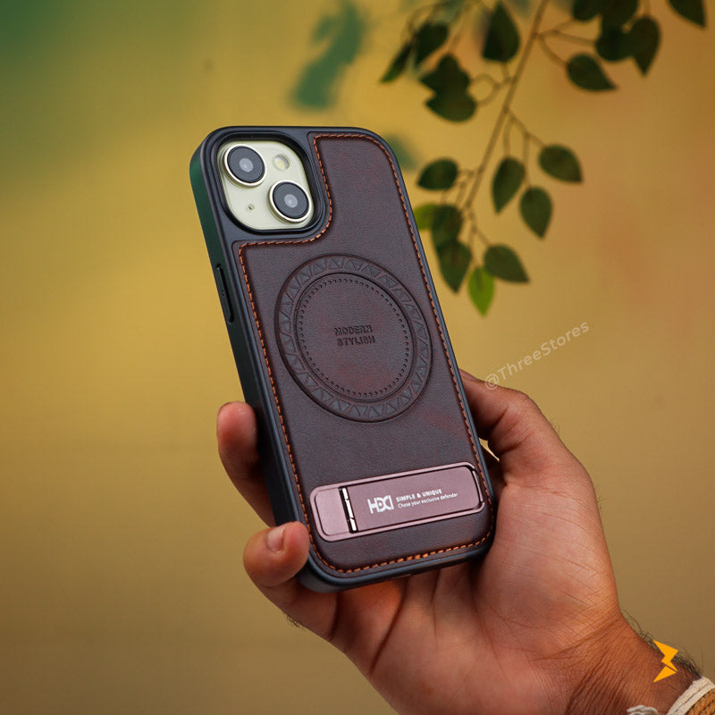 Vodoo Leather Magsafe Stand Case iPhone 13/14