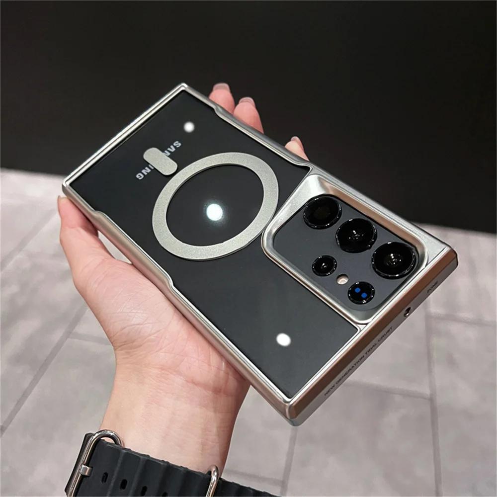 Vonzee Transparent Magsafe Case Samsung S23 Ultra